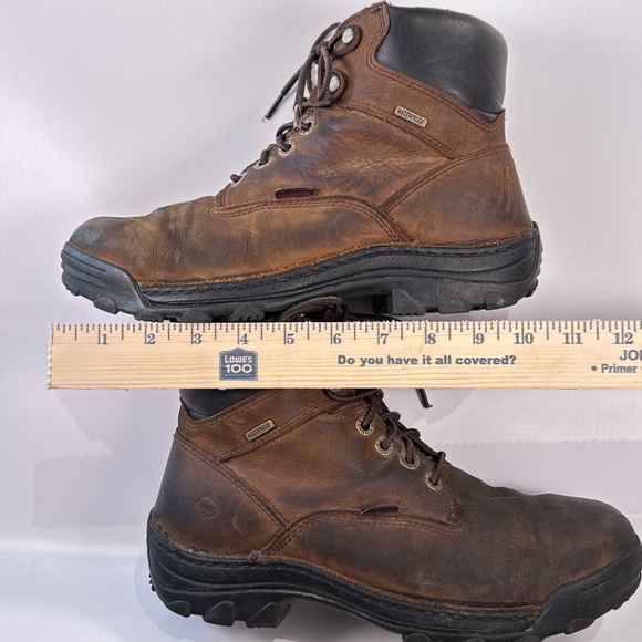 Wolverine Men’s Raider Waterproof Leather Work Boots Brown 9M main image 13